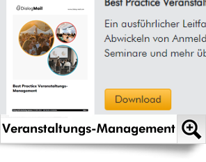 Dialog-Mail bietet viele Funktionen und einen ausführlichen Best-Practice Guide für das Anmelde-Management von Veranstaltungen jeder Art.