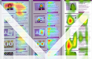 Eyetracking-Messung für Newsletter: Funktioniert das?